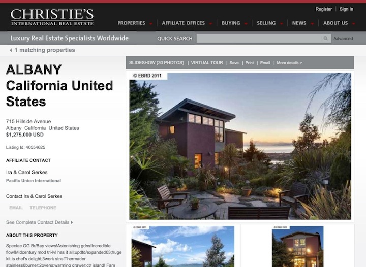 Luxury Real Estate Berkeley - Christie's International