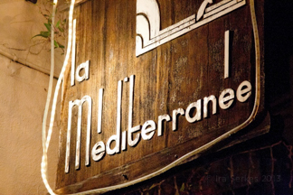 Cafe La Med Sign